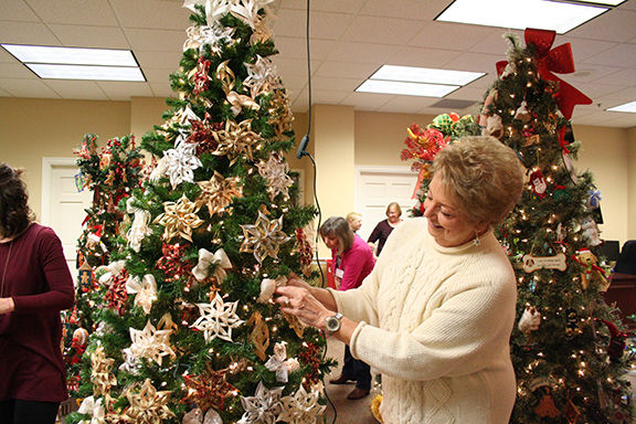 Christmas trees on parade